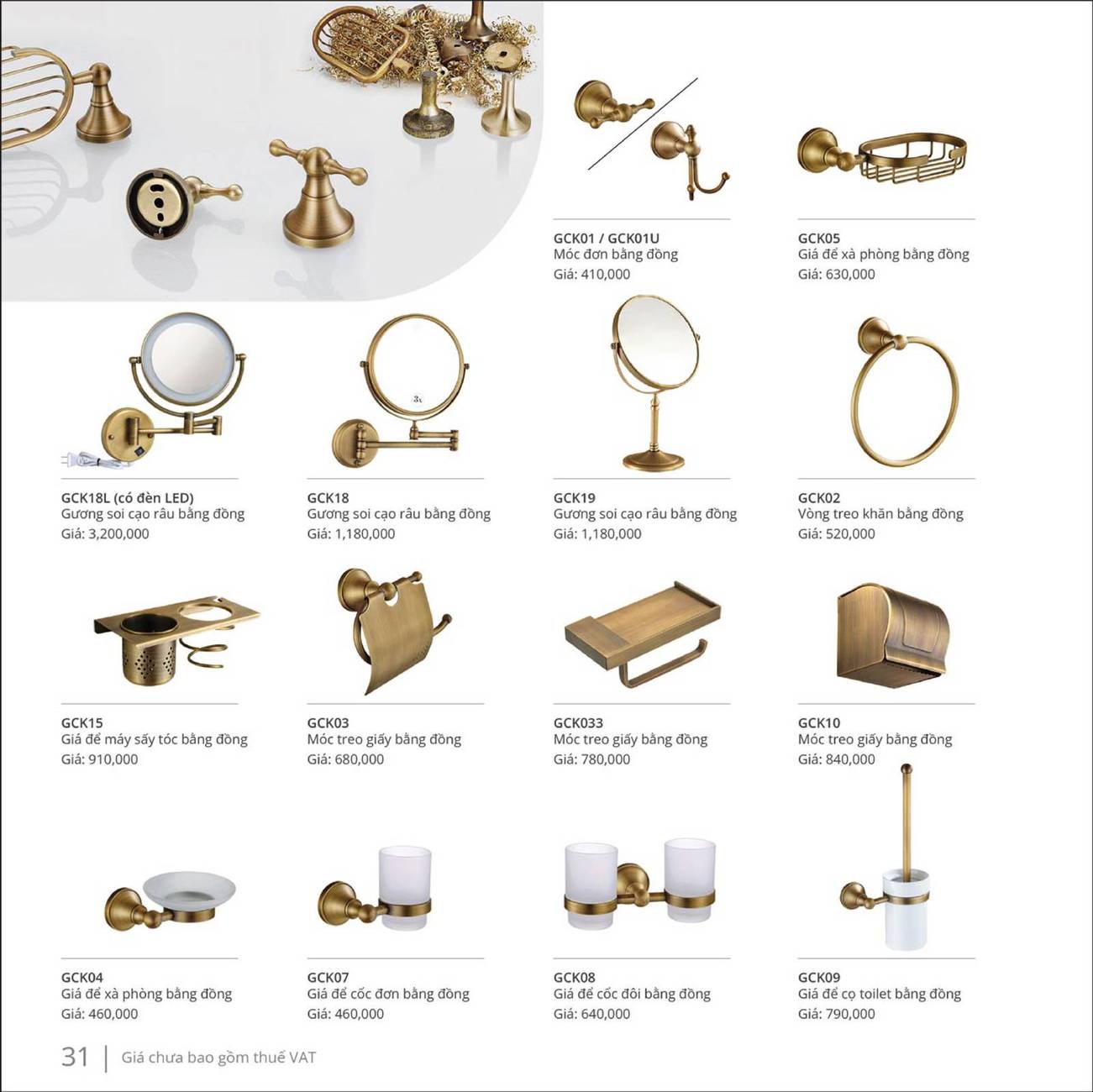 Thiết bị vệ sinh KANLY Catalogue và Bảng giá mới nhất 2024 /Page 30